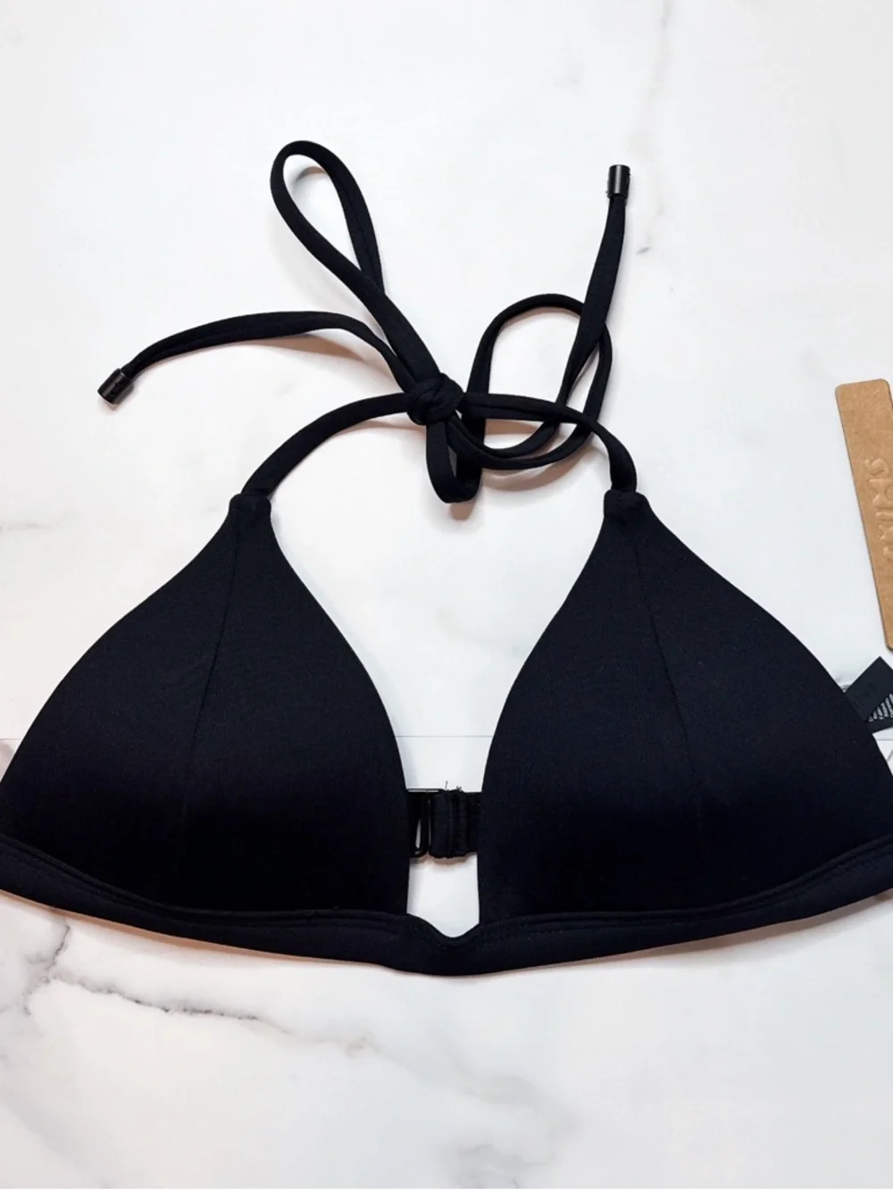 NWT Skims Iconic Swim Push Up Triangle Bikini Top